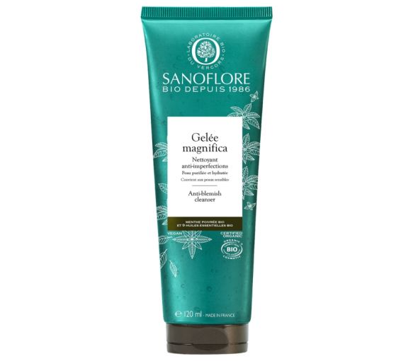 Magnifica Gelée Reinigungsgel gegen Unreinheiten bio Sanoflore - Tube mit 120 ml - image 1