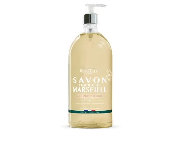 Marseiller Seife Baumwollblüte Beauterra - Pumpflasche 1L