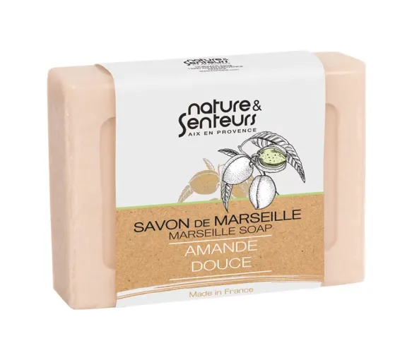 Marseiller Seife mit süßem Mandelduft Nature & Senteurs - 100g Stück