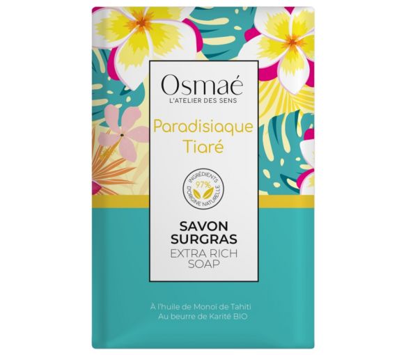 Überfettete Seife Paradiesisch Tiaré Osmaé - 200 g Stück - image 1