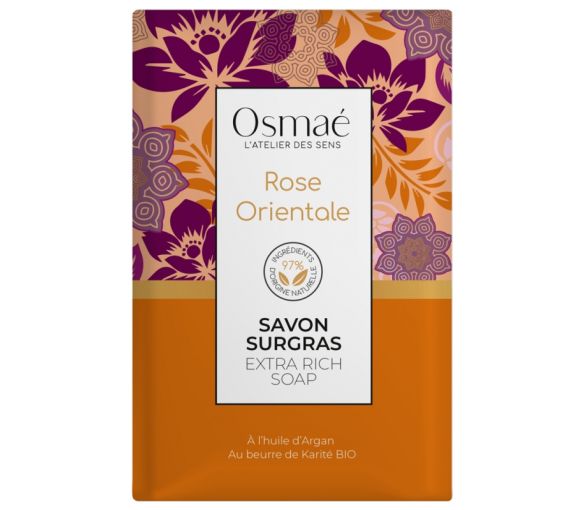Überfettete Seife Rose Orientale Osmaé - 200 g Stück - image 1