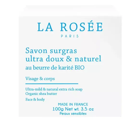 Ultra sanfte & natürliche Überfettung Seife La Rosée - 100 g Stück
