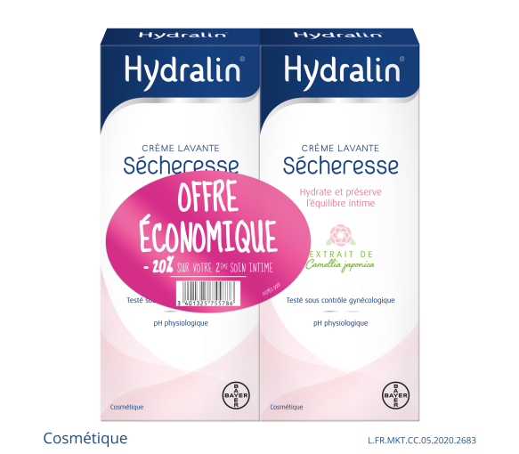 Trockenheit Waschcreme Hydralin - 2er Pack mit 200 ml Tuben - image 1