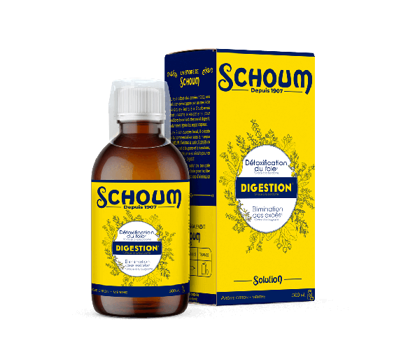 Schoum Verdauung Aroma Zitrone-Minze - Flasche von 500ml - image 1