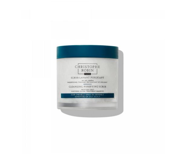 Reinigendes Peeling mit Meersalz von Christophe Robin - 250 ml Tiegel - image 1