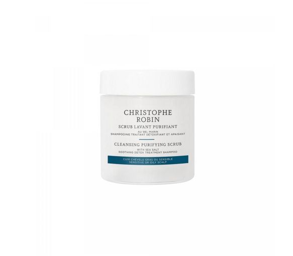 Reinigendes Peeling mit Meersalz von Christophe Robin - 75 ml Tiegel - image 1
