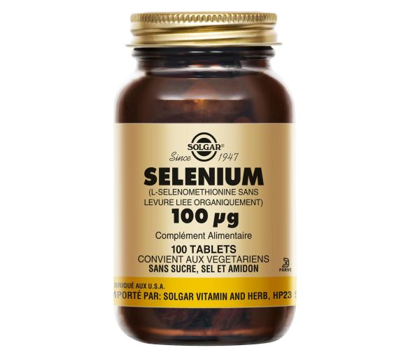 Selen 100 µg Solgar - Packung mit 100 Tabletten - image 1