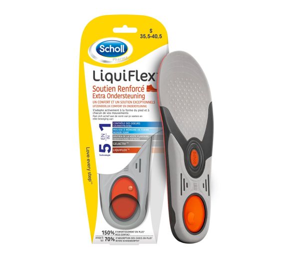 Liquiflex-Fußbett mit verstärkter Unterstützung Scholl - 1 Paar Einlegesohlen - image 1