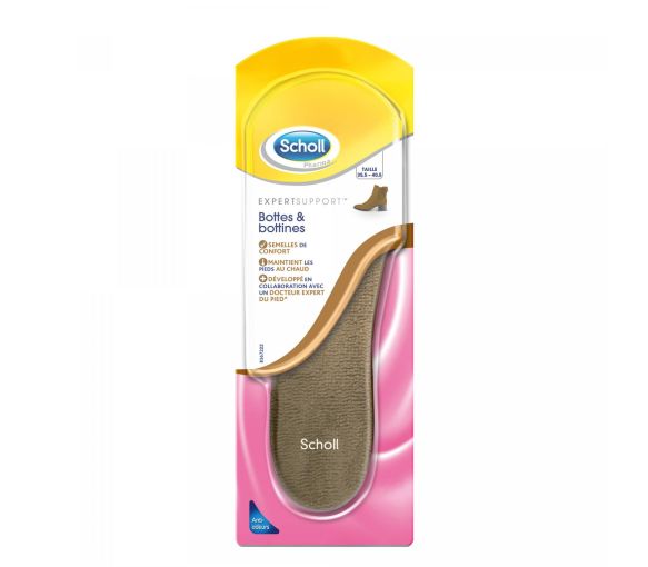ExpertSupport Einlegesohlen für Stiefel und Stiefeletten Größe 35,5 - 40,5 Scholl - ein Paar Einlegesohlen