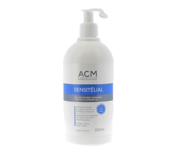 Sensitélial überfettendes Reinigungsgel ACM - Pumpflasche 500ml