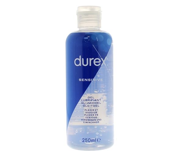 Sensitive Gel Gleitmittel Durex - Flasche mit 250ml