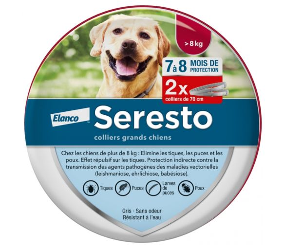 Seresto Halsband für große Hunde Elanco - 2 Halsbänder