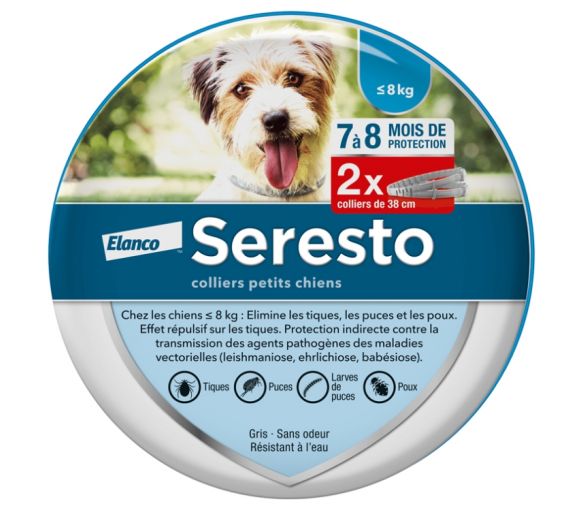 Seresto Halsband für kleine Hunde Elanco - 2 Halsbänder