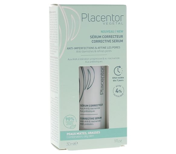 Korrigierendes Serum für Mischhaut und fettige Haut Placentor Vegetal - Flasche mit 30 ml - image 1