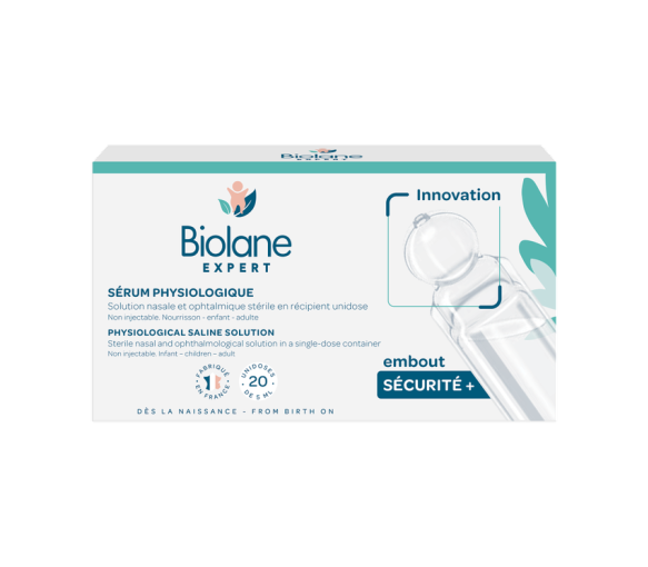 Biolane Expert Physiologische Kochsalzlösung - Packung mit 20 Einzeldosen - image 1