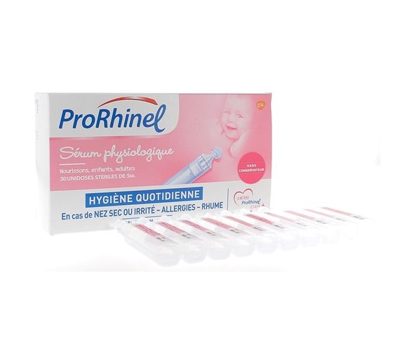 ProRhinel Kochsalzlösung - Packung mit 30 Einzeldosen