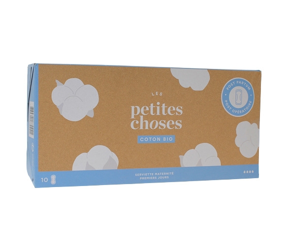Muttertagsbinde für die ersten Tage Les Petites Choses - Schachtel mit 10 Binden