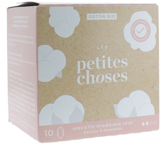 Bio-Baumwoll-Slipeinlagen Normal Les Petites Choses - Packung mit 10 Slipeinlagen