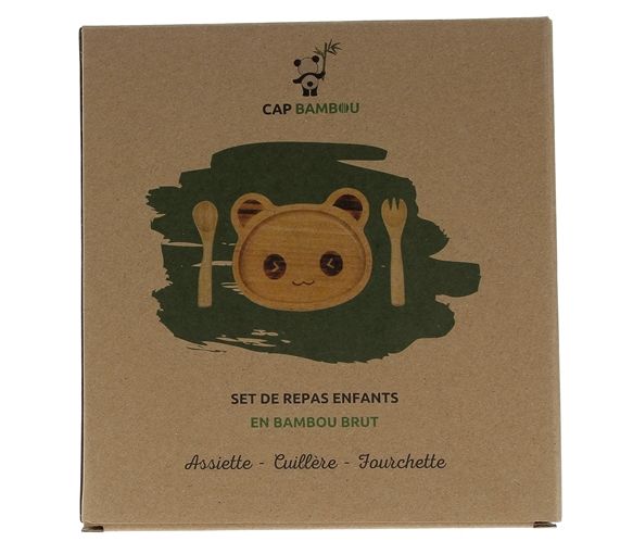 Set für Kinder aus Bambus Cap Bambou - Box mit 3 Produkten - image 1