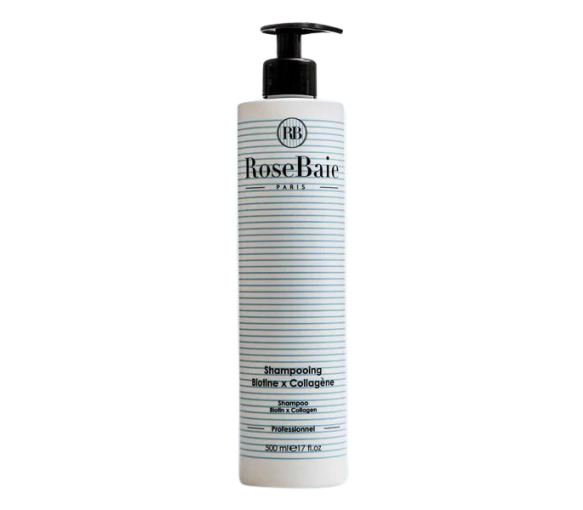 Biotin Shampoo x Collagen RoseBaie - Pump bottle of 500ml