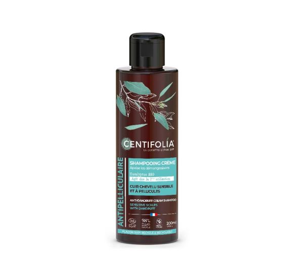 Bio Anti-Schuppen-Creme-Shampoo Centifolia - 200ml Flasche