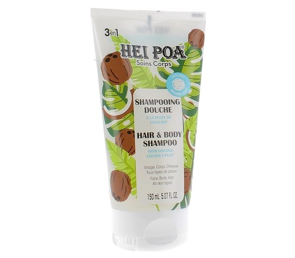 Shampoo-Duschgel 3 in 1 mit Kokosnuss-Püree Hei Poa - Tube mit 150 ml
