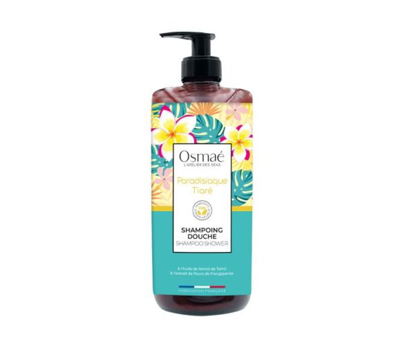Shampoo-Duschgel Paradiesisches Tiaré Osmaé - Pumpflasche 1L