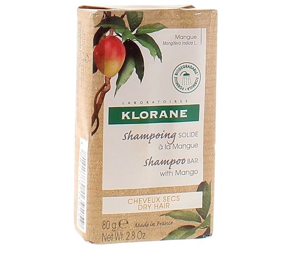 Festes Shampoo mit Mango Klorane - 80 g Stück - image 1