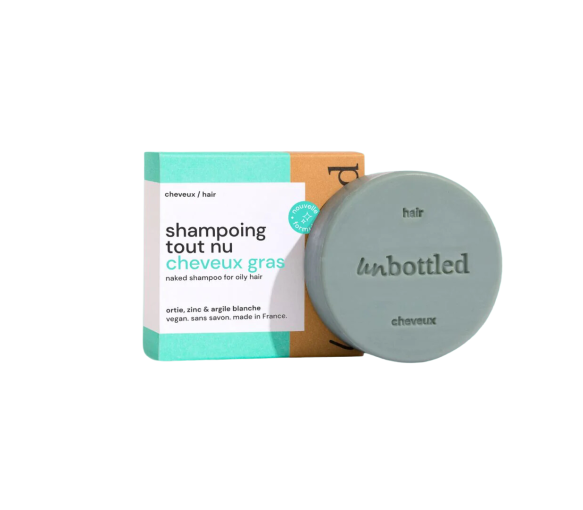 Festes Shampoo Bar für fettiges Haar Unbottled - 75g Stück - image 1