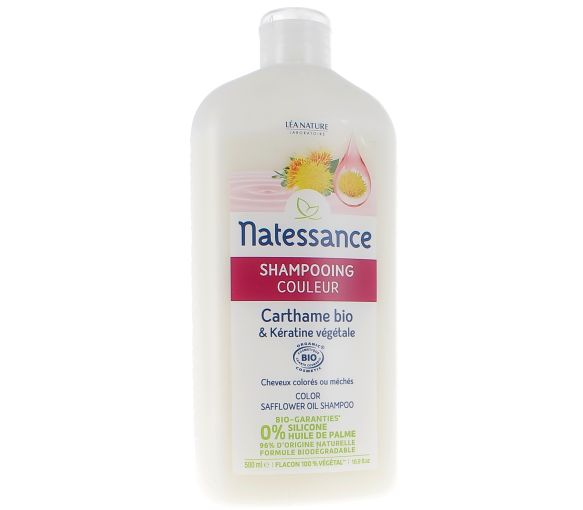 Bio-Farbschampoo Natessance - Flasche mit 500 ml