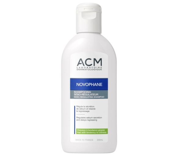 Shampooing Sebo-Regulierer Novophane Laboratoire ACM - Flasche von 200 ml