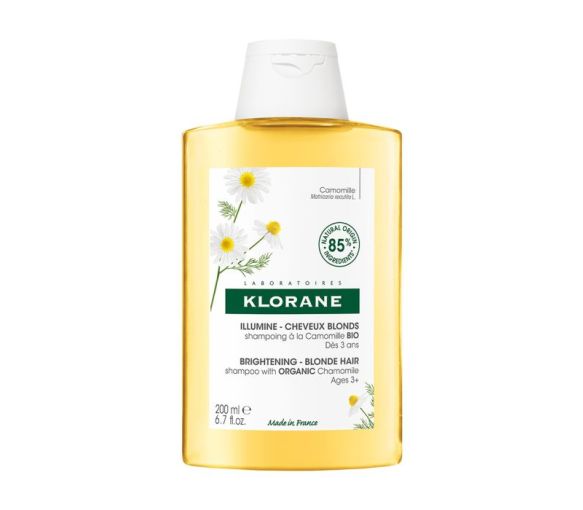 Klorane Kamille aufhellendes und erhellendes Shampoo - 200 ml Flasche - image 1