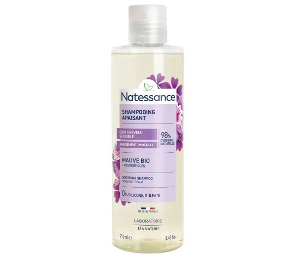Beruhigendes Shampoo von Natessance - Flasche mit 250ml - image 1