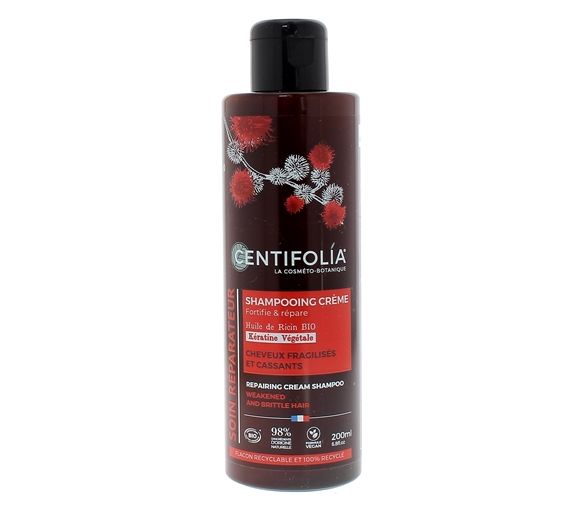 Shampoo-Creme reparierende Rizinusöl und pflanzliches Keratin Centifolia - Flasche mit 200ml