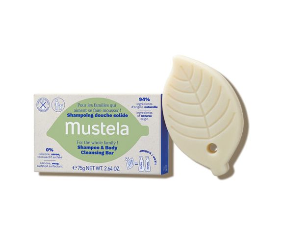 Festes Dusch-Shampoo ab 3 Jahren Mustela - 75g Stück - image 1