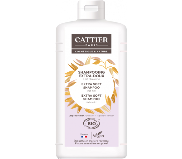 Bio Cattier Extra Sanftes Shampoo - 1 L Flasche