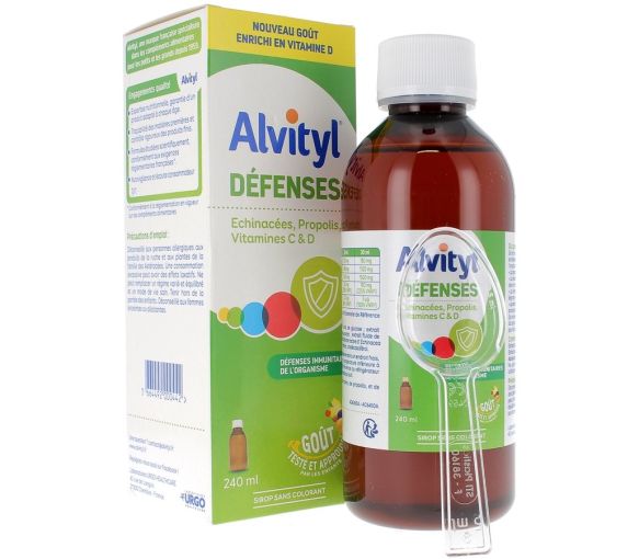 Alvityl Immunabwehr Sirup Urgo - Flasche mit 240 ml - image 2