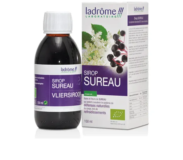 Bio-Holunderblütensirup Ladrôme - Flasche 150ml - image 1