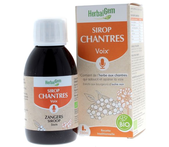 Bio-Sirup der Chanteurs Herbalgem - Flasche mit 150 ml - image 1