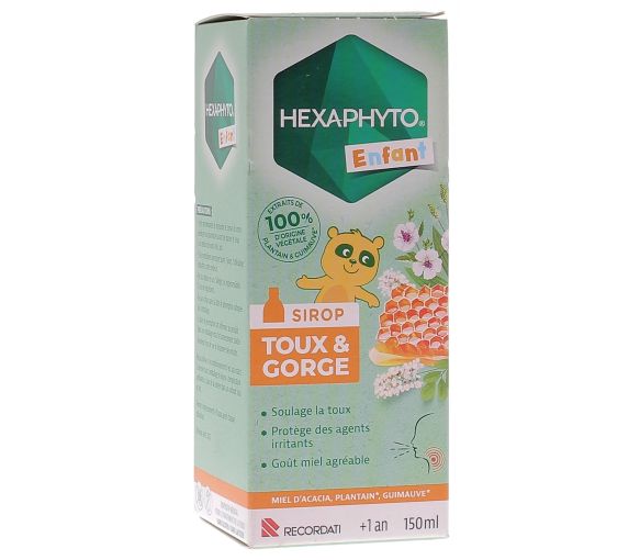 Husten- und Halssirup für Kinder Hexaphyto - Flasche mit 150 ml - image 1