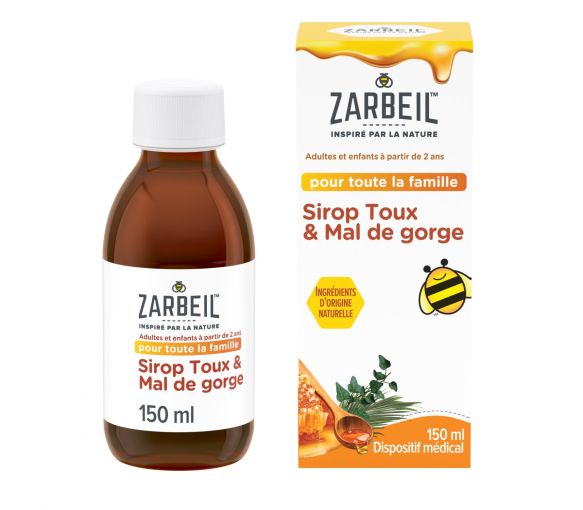Husten- und Halsschmerzsirup Zarbeil - Flasche mit 150 ml - image 1
