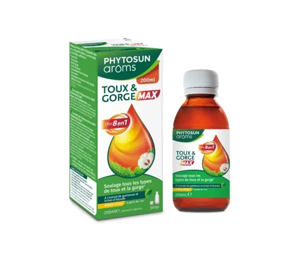 Hustensaft & Hals Max Phytosun Aroms - Flasche 200ml