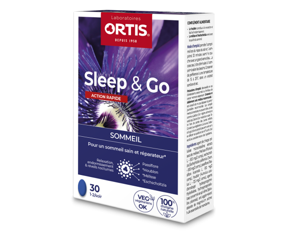 Sleep & Go Schlaf schnelle Wirkung Ortis - Packung mit 30 Tabletten - image 1