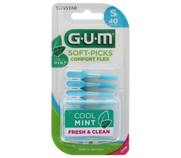 Soft-Picks Comfort flex Cool mint klein GUM - 40 Einheiten