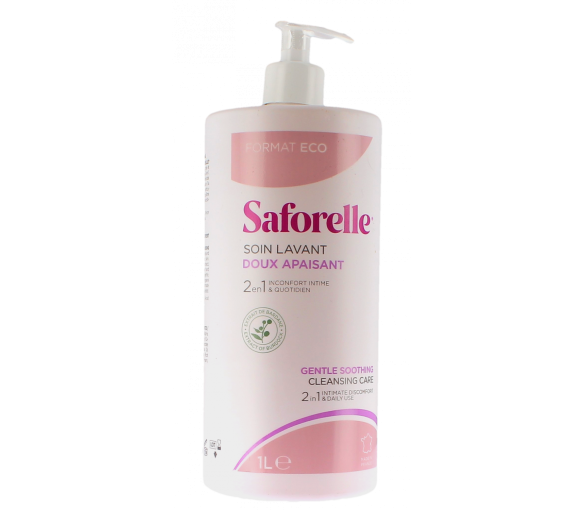 Saforelle sanft reinigende Intimwaschpflege - Pumpflasche 1L - image 1