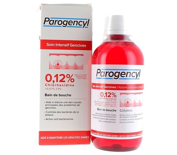 Intensive Zahnfleischpflege Parogencyl - Flasche mit 300 ml