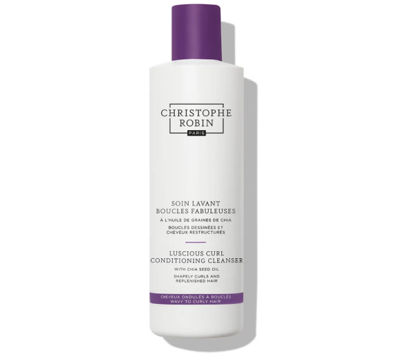 Reinigendes Shampoo für fabelhafte Locken mit Chiasamenöl von Christophe Robin - Flasche mit 250 ml - image 1