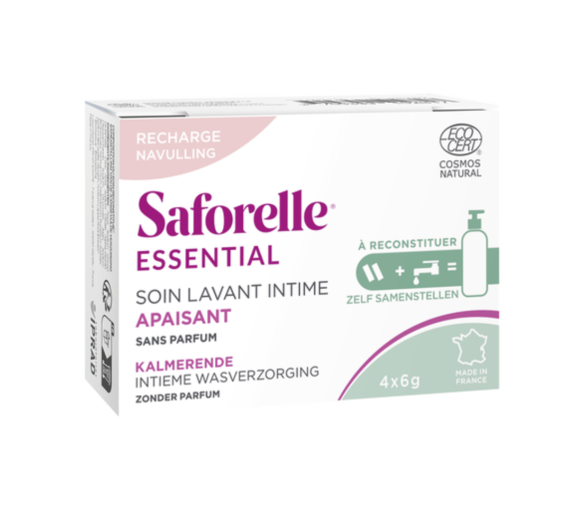 Beruhigende Intimpflege-Nachfüllung Saforelle - Box mit 4 Stäbchen à 6g - image 1