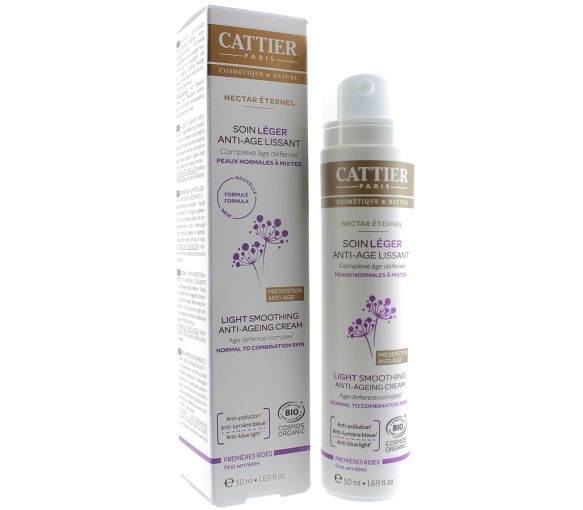 Leichte Anti-Aging-Glättungsbehandlung Nectar Éternel Cattier - Pumpflasche mit 50 ml - image 1