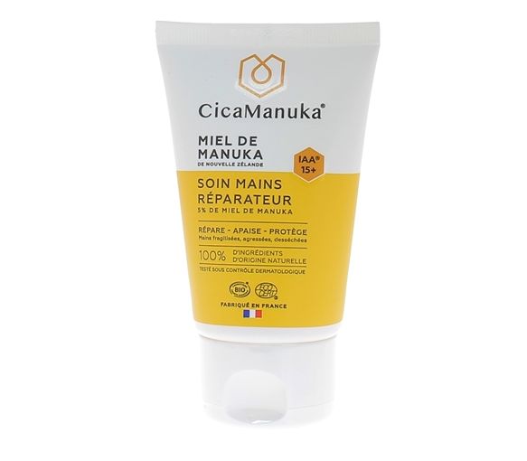 Reparierende Handpflege 5% Manuka-Honig IAA 15+ bio CicaManuka - Tube mit 50 ml